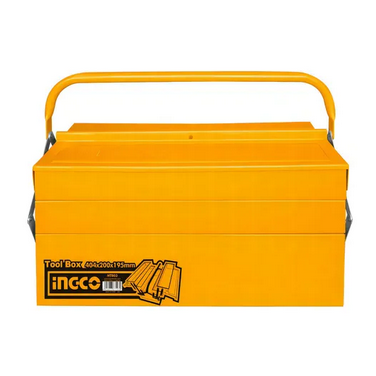 Caja Metalica Para Herramientas Industrial 40x20x19,5cm Color Naranja