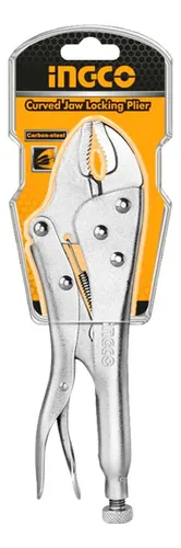 Pinza De Presión 10 Ingco Mordaza Curva De Acero