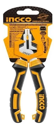 Pinza Universal Industrial 180mm 7puLG Profesional Ingco