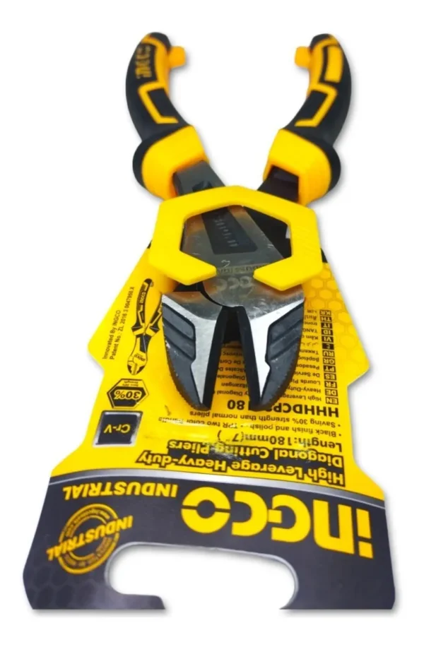 Pinza De Corte Diagonal 7 Industrial Ingco Hhhdcp28180 Negro