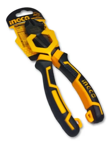 Pinza De Corte Diagonal 7 Industrial Ingco Hhhdcp28180 Negro