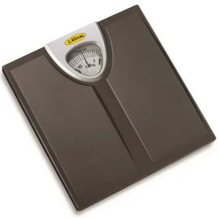 Báscula Mecánica De Baño Noval BR9707 Negra
