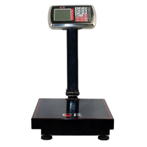 Báscula De Plataforma Comercial Digital C/mastil 150kg Noval Negro
