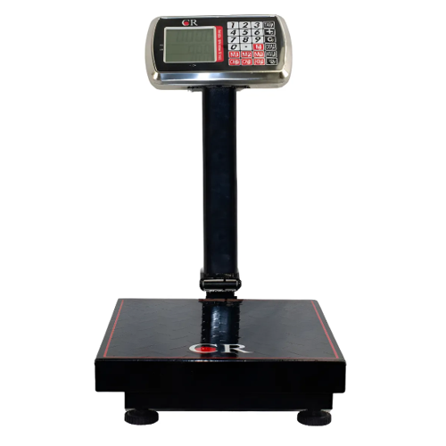 Báscula De Plataforma Comercial Digital C/mastil 150kg Noval Negro