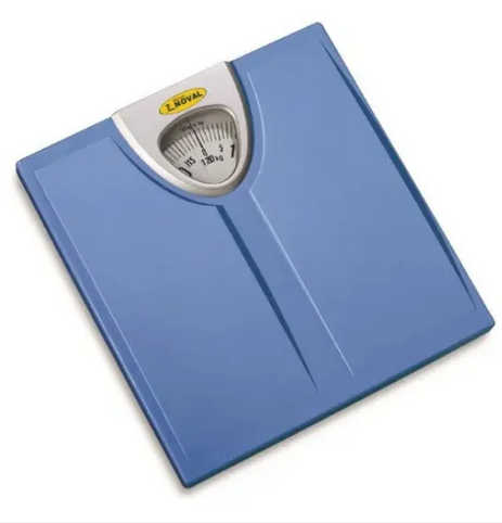 Báscula Mecánica De Baño Noval BR9707 Azul