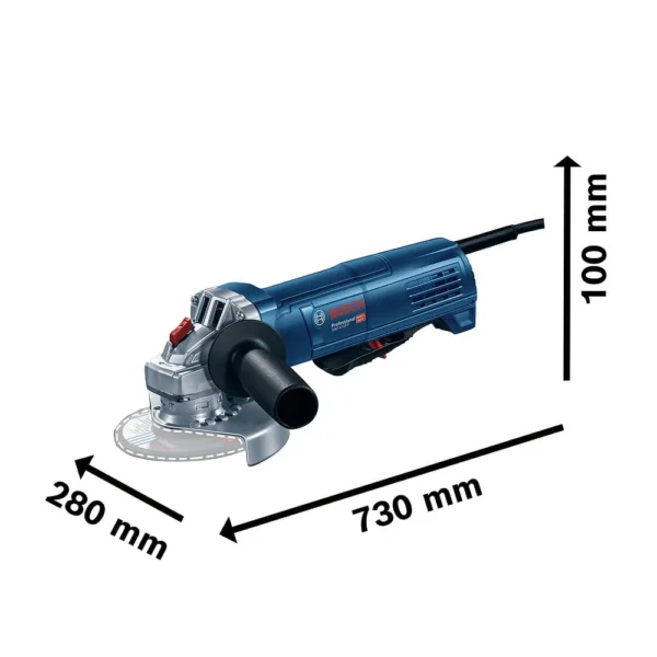 Mini esmeril angular de 5" Bosch GWS 9-125 P 900W, 127V