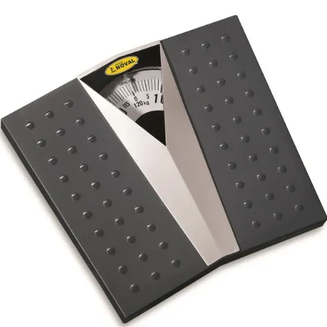 Báscula Mecánica Noval Br9709 Blanca, Hasta 120 Kg - Negro