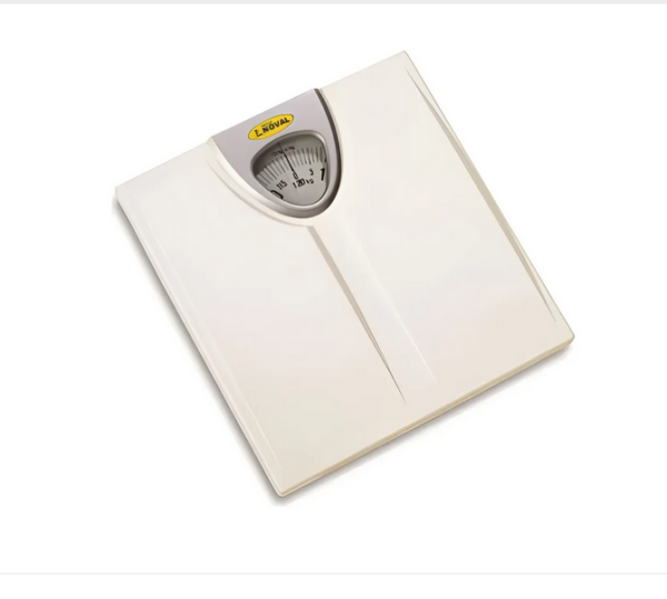 Báscula Mecánica De Baño Noval BR9707 Blanca