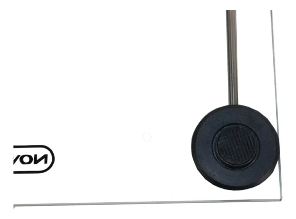 Báscula Digital Noval Eb-9015 Vidrio Tem 180kg Peso Corporal - Blanco