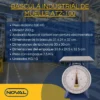 Báscula Mecánica Industrial Noval 30x30cm De Muelle 100 Kg - Azul