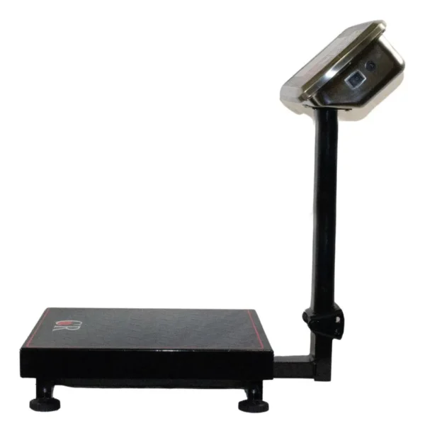 Báscula De Plataforma Comercial Digital C/mastil 150kg Noval Negro