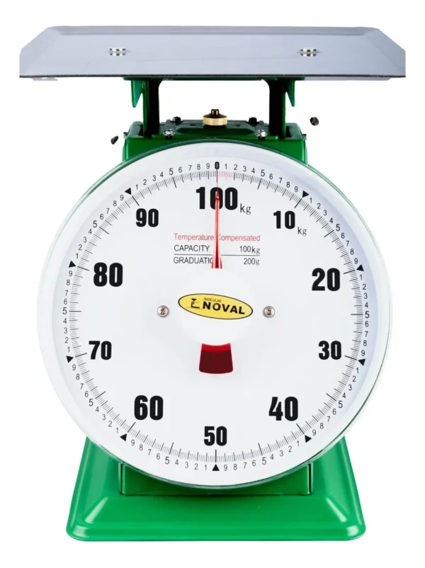 Bascula Industrial Mecanica De Muelle 30kg Noval Color Verde - Verde