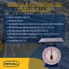Báscula Mecánica Industrial De Muelle 60 Kg Noval 30x30cm - Azul