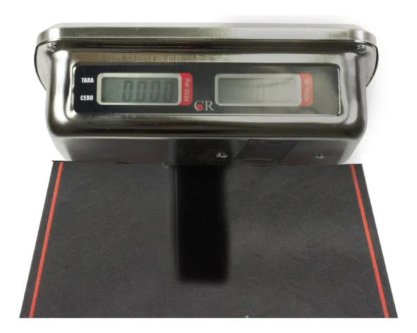 Báscula De Plataforma Comercial Digital C/mastil 150kg Noval Negro