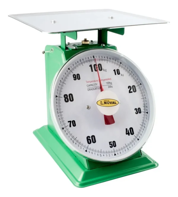 Bascula Industrial Mecanica De Muelle 30kg Noval Color Verde - Verde