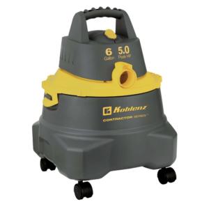 Koblenz Contractor Aspiradora Húmeda/seca, Tanque Resistente Color Gris/Amarillo