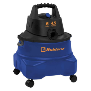 Aspiradora Koblenz Seco Mojado Wd-6 L212 6.0 Galones 4.5 Hp Negro/azul