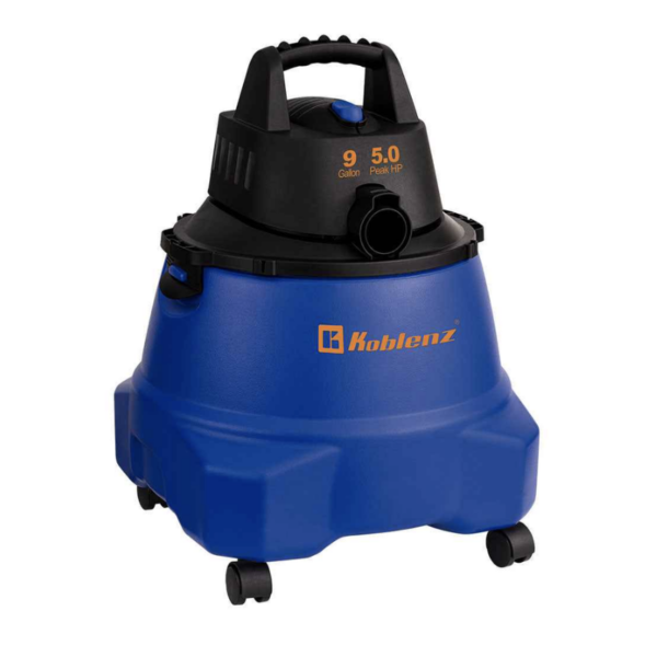 Aspiradora Seco Mojado Koblenz Wd-9 L212 de 9 Galones 5.0 Hp Función 3 en 1 para Secos, Líquidos y Sopleteo Filtro PlisadoColor Azul/Negro