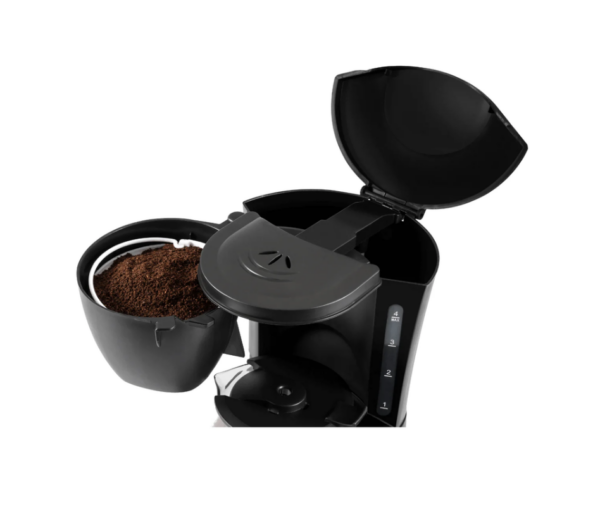 Cafetera 4 Tazas Koblenz® 600 W, Filtro Lavable, No Gotea Color Negro