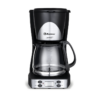 Cafetera Programable Koblenz® 12 Tazas, Filtro Lavable Negro