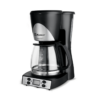 Cafetera Programable Koblenz® 12 Tazas, Filtro Lavable Negro