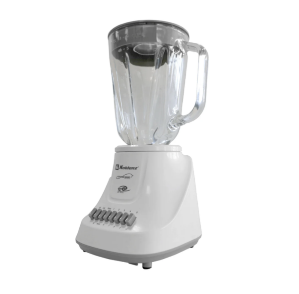 Licuadora Koblenz Gourmet LKM-5910 VB 1.5 L blanca y gris con vaso de vidrio