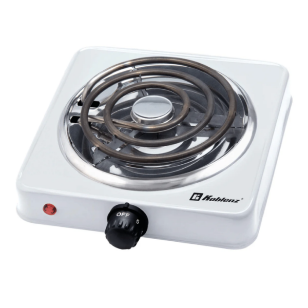 Parrilla Eléctrica Koblenz Pekm-1000 Eg 1 Quemador Espiral Color Blanco