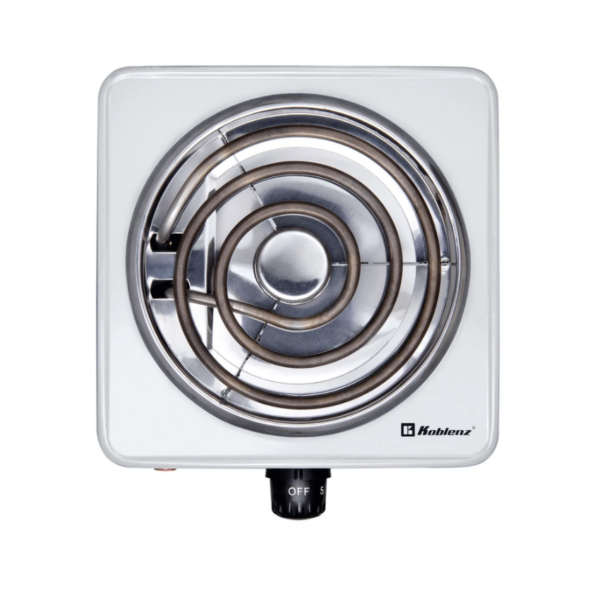 Parrilla Eléctrica Koblenz Pekm-1000 Eg 1 Quemador Espiral Color Blanco