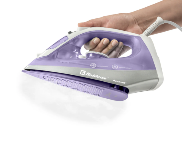 Plancha Ultra Keramik Koblenz Pkk-340 L, Vapor Vertical Color Lila