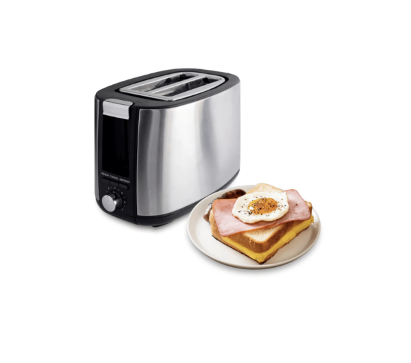 Tostador De Pan Koblenz De 2 Rebanadas 800w Con 7 Niveles De Tostado Color TKM-800 IN Acero Inoxidable