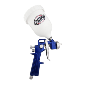 Pistola De Gravedad Hibrida Con Vaso De 600 Ml Mod.33014 Azul