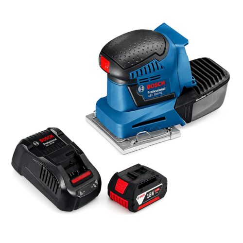 Lijadora Orbital Inalámbrica Gss 18v-10 113x101mm Bosch