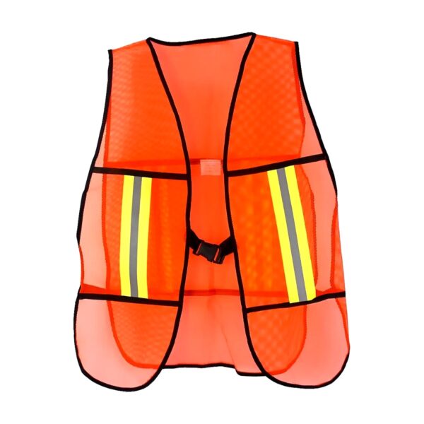 11_optimizada Chaleco De Seguridad Malla Naranja Con Reflejante