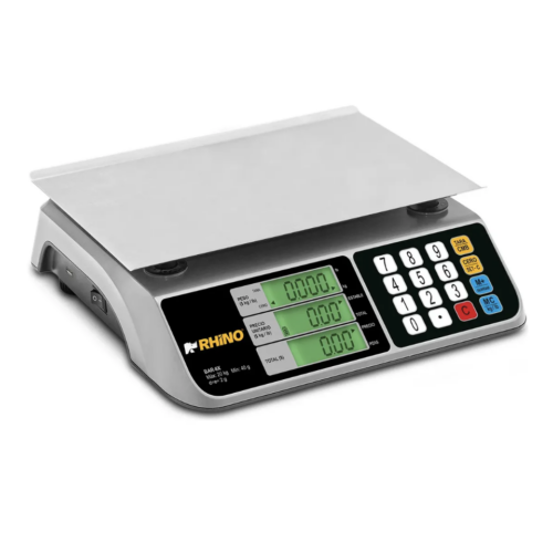 Báscula Comercial Digital Rhino BAR-6X 20Kg gris 28 cm x 20 cm