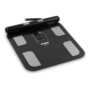 Bascula Digital Corporal 8 Electrodos Rhino 180kg Con App Color Negro
