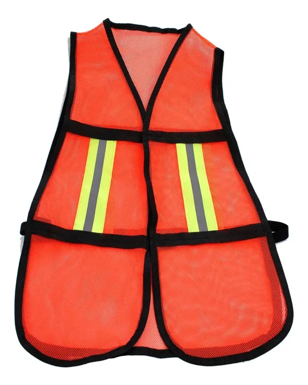 D_NQ_NP_2X_684234-MLM76406184840_052024-F Chaleco De Seguridad Malla Naranja Con Reflejante