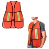 D_NQ_NP_2X_896075-MLM98985571883_112025-F Chaleco De Seguridad Malla Naranja Con Reflejante