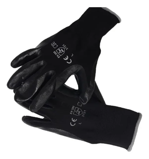 D_NQ_NP_2X_814905-MLM111212981127_052026-F Guante Nylon Recubrimiento Palma Nitrilo Recubierto