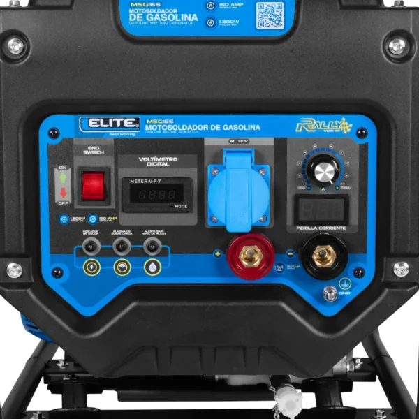 Motosoldadora Generador A Gasolina Inverter 150 Amp 1300w 110v Elite Msg165