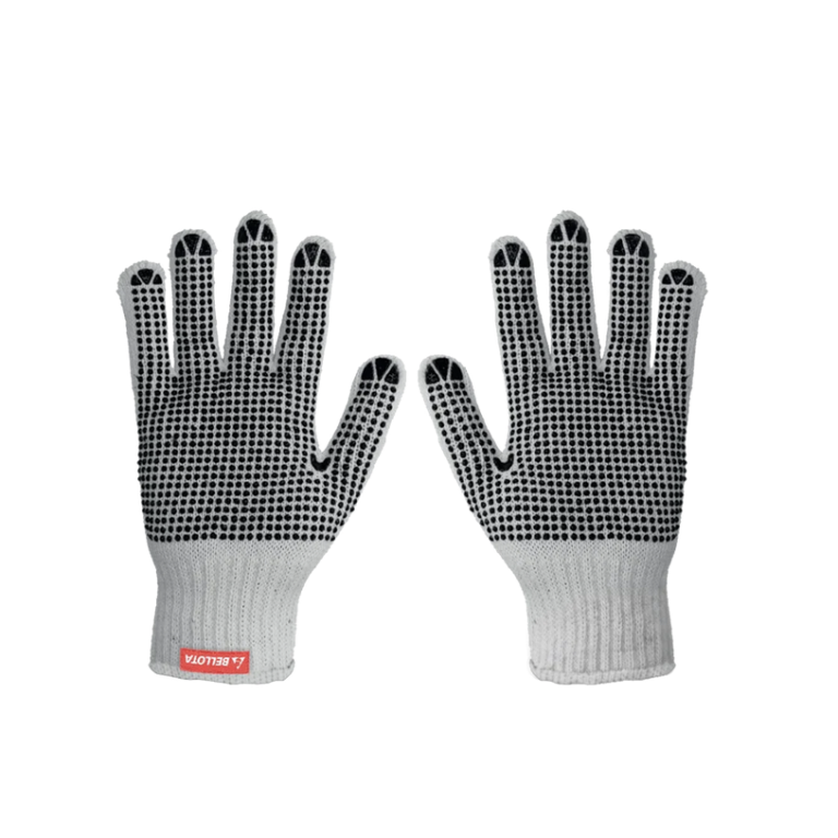 Guantes tipo japonés puntos PVC en dorso y palma