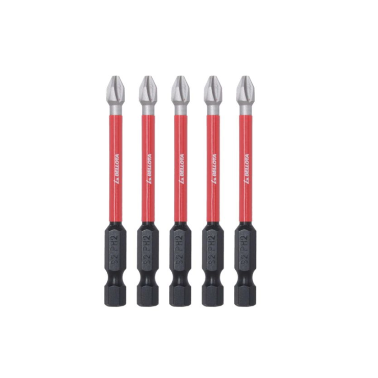 Juego De 5 Puntas De Impacto PH2 Bellota 7PDIMPPH275 De 3"