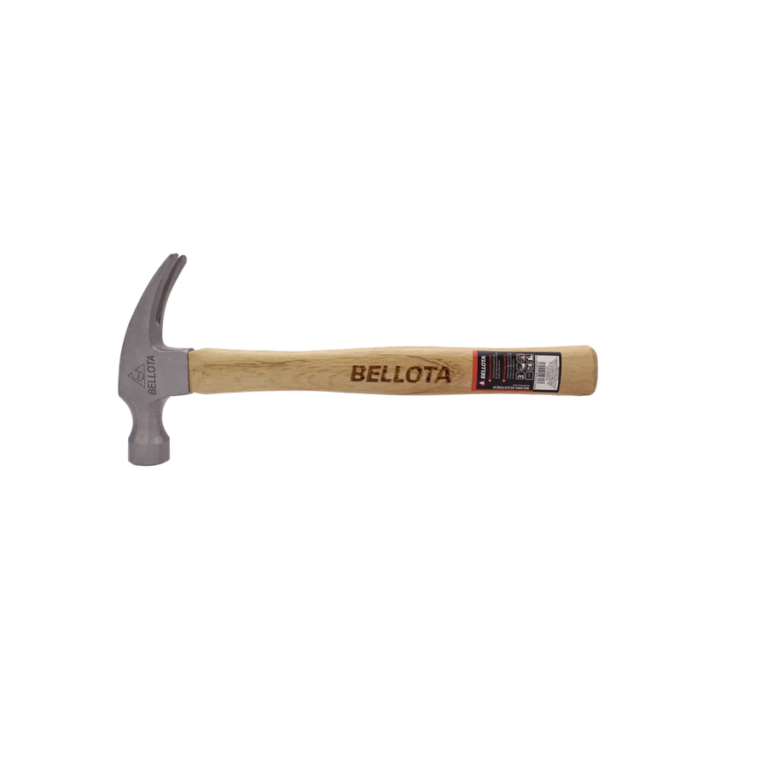 Martillo Octagonal De Uña Recta 20 Oz Bellota 7OHAMS20 De Madera