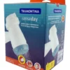 Regadera eléctrica de pared Tramontina Senseday blanca y verde 5.5kW